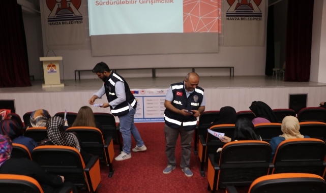 Havza'da kadın girişimcilere sürdürülebilir girişimcilik eğitimi