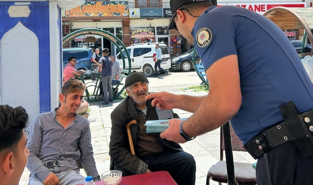 Hınıs polisinden vatandaşa broşürlü uyarı