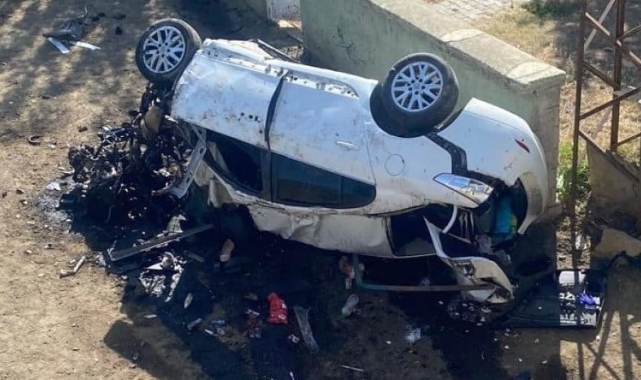 Horasan'da trafik kazası: 3 ölü, 4 yaralı