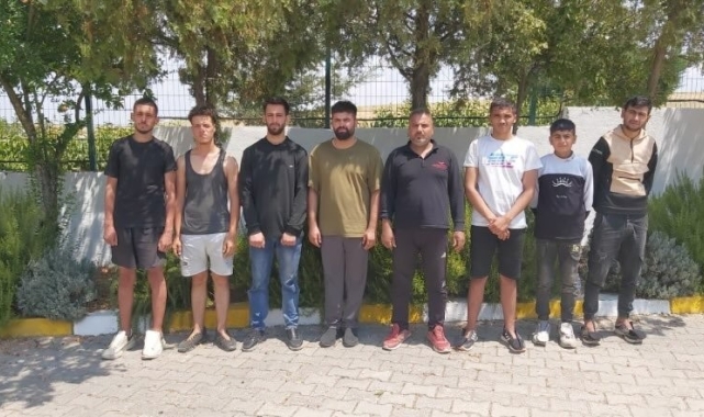 İpsala'da 8 kaçak göçmen yakalandı