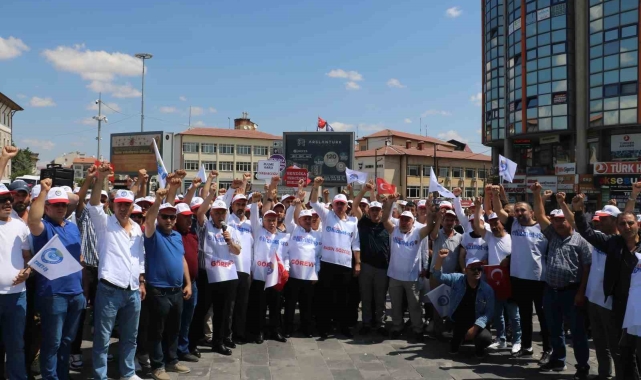 İşçiler BBP'li Başkanı protesto etti