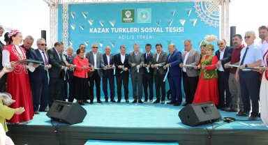 İsmil Kazak Türkleri sosyal tesisi açıldı