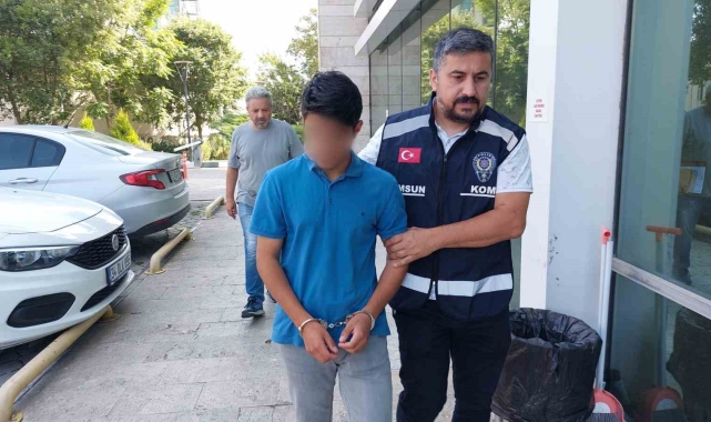 İstanbul merkezli suç örgütü operasyonunda Samsun'da yakalanan şahıs adliyeye sevk edildi