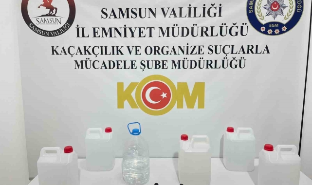 İşyerinde etil alkol ele geçirildi