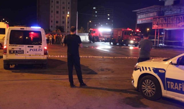 İşyerinin doğalgaz borusu patladı