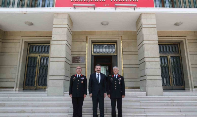 Jandarma Genel Komutanı Orgeneral Arif Çetin, Vali Aksoy'u ziyaret etti