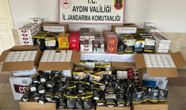 Jandarmadan 'bandrolsüz sigara' baskını: 1 gözaltı