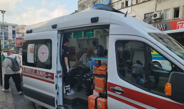 Jeneratör kısa devre yaptı, bankanın içerisi dumanla doldu