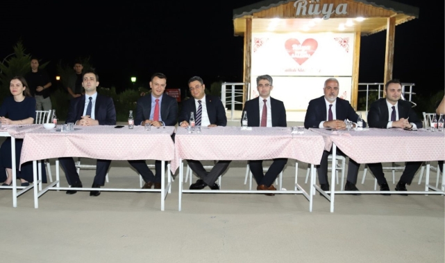 Kahta'da tayini çıkan hakim ve savcılar için veda programı düzenlendi