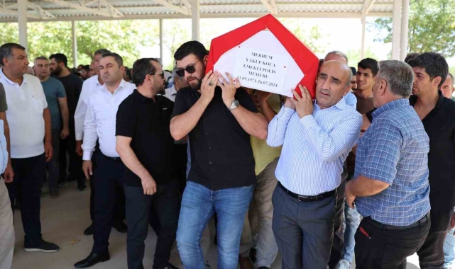 Kalp krizi sonucu vefat eden emekli polis memuru Yakup Koca memleketi Araban'da toprağa verildi