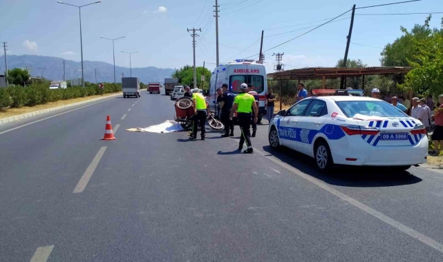 Kamyonla çarpışan motosikletin sürücüsü hayatını kaybetti