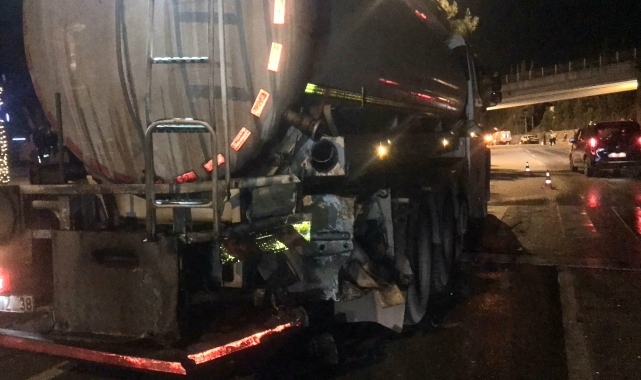 Karabük'te sulama tankeriyle çarpışan otomobildeki 2 kişi yaralandı