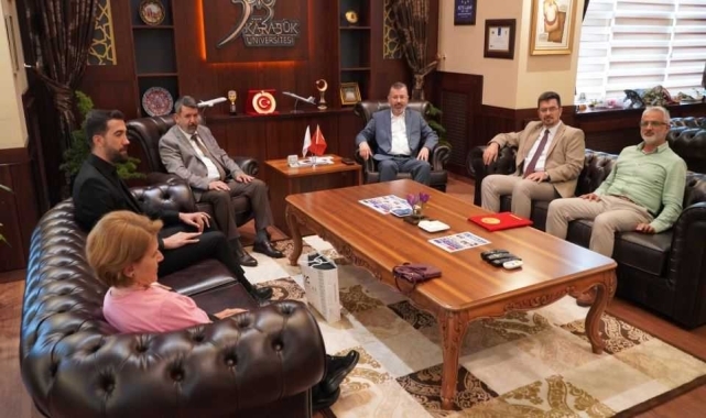 KARÇEL Genel Müdürü Boyar'dan Karabük Üniversitesi Rektörü Kırışık'a ziyaret