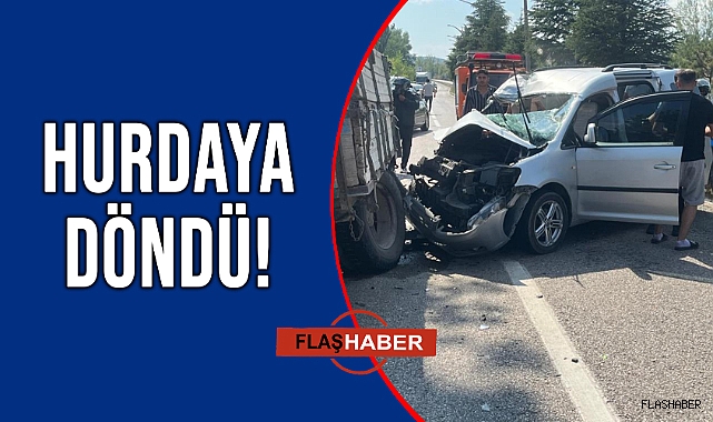 KASTAMONU - SİNOP KARA YOLUNDA KORKUTAN KAZA!