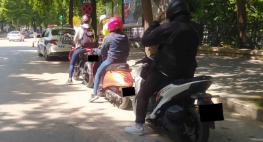Kastamonu'da motosiklet sürücülerine sıkı denetim