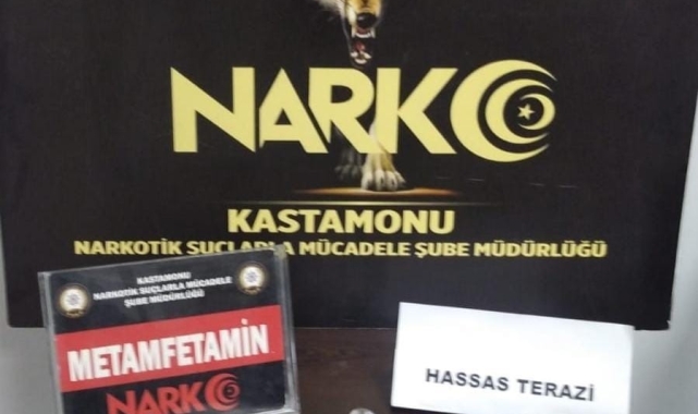 Kastamonu'da uyuşturucuyla yakalanan şahıs tutuklandı