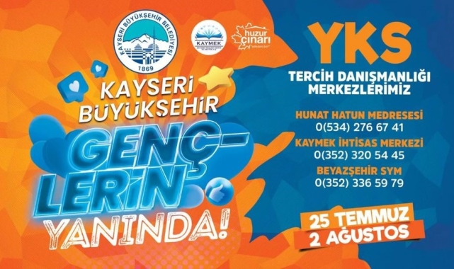 KAYMEK, YKS tercih sürecinde gençlerin yanında