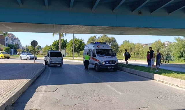 Kaza yapan motosiklet sürücüsüne yetersiz ehliyet ve muayene cezası