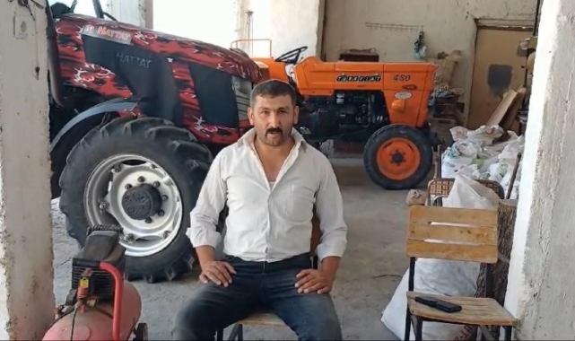 Kiraz bahçelerindeki fare istilasına karşı köylülerden kürekli çözüm