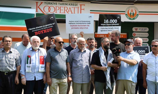 Konya'da STK'lardan Tarım Kredi Kooperatif Markete boykota uymama tepkisi