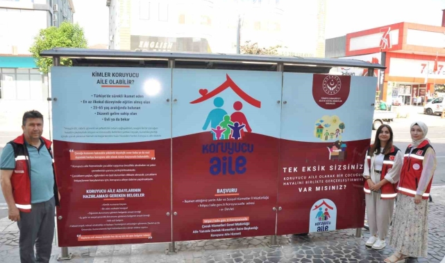 Koruyucu aile durağı oldu