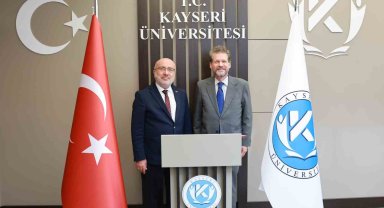 Kuzey Makedonya Büyükelçisi rektör Karamustafa'yı ziyaret etti