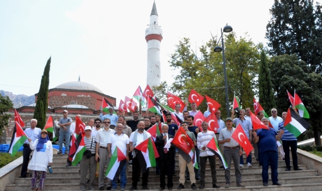 Manisa Milli İrade Platformundan Netanyahu'ya ve alkış tutanlara tepki