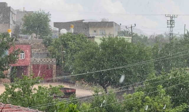 Mardin yaz ayında kışı yaşadı
