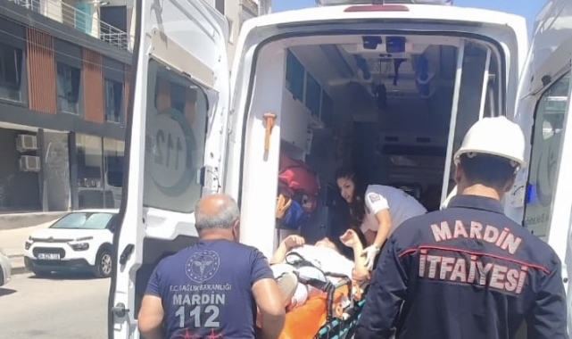 Mardin'de asansörün düşmesi sonucu 3 kişi yaralandı