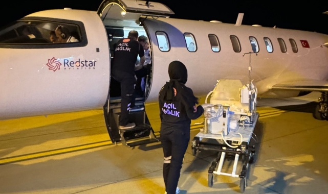 Mardin'de hasta bebek ambulans uçakla Konya'ya sevk edildi