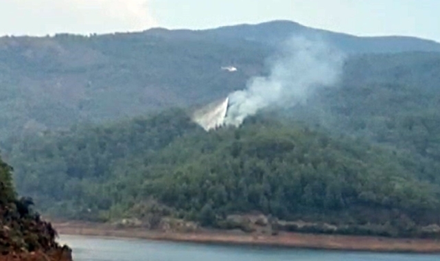 Marmaris'te yıldırım yangını kontrol altına alındı