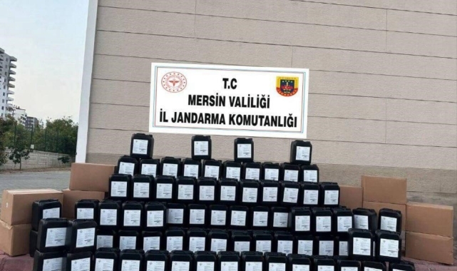 Mersin'de sahte içki üreten 2 şüpheli yakalandı