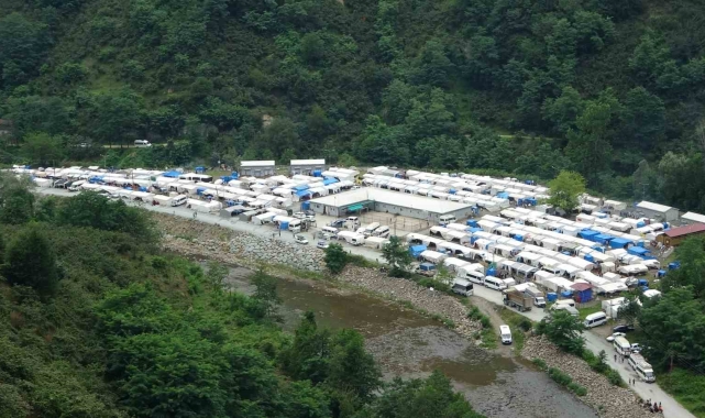 Mevsimlik tarım işçileri fındık hasadı için Ordu'da