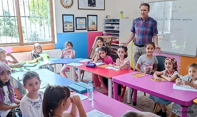 MÜFTÜ AKTAŞ, YAZ KUR&#039;AN KURSLARINDA İNCELEMELERDE BULUNDU!