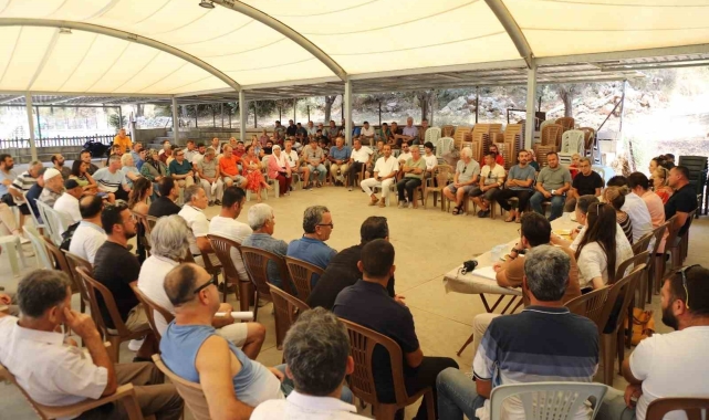 Muğla Büyükşehir ve Fethiye Belediyesi Faralya'da vatandaşları dinledi