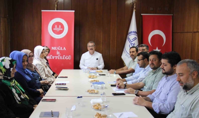 Muğla İl Müftülüğü'nden '3. Yaz Kur'an Kursları Kapanışı Çocuk Şenliği' için koordinasyon toplantısı