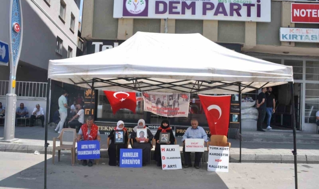 Muşlu annelerin evlat nöbeti kararlılıkla sürüyor