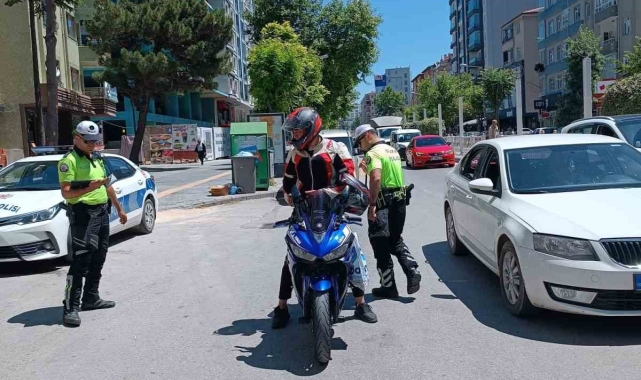 Niğde'de 103 motosiklet trafikten men edildi
