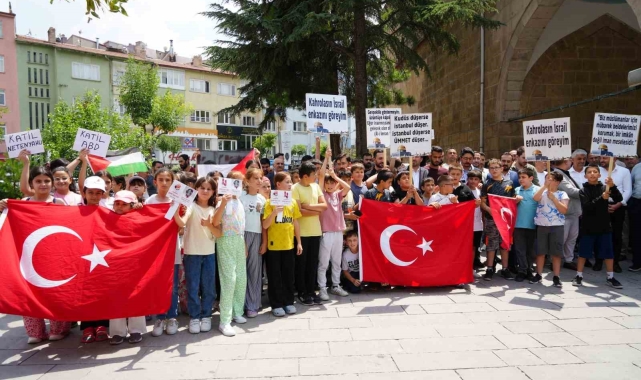 Niğde'de İsrail Başbakanı'nın ABD Kongresi'nde yaptığı konuşma protesto edildi