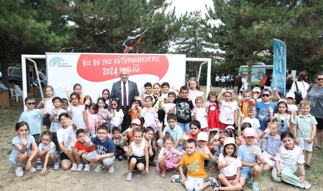 Nilüfer'de 300 çocuk 'Biz Bu Yaz Kütüphanedeyiz' etkinliğinde buluştu