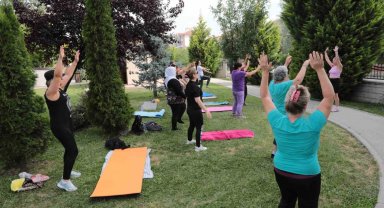 Odunpazarı'nda parklarda spora büyük ilgi