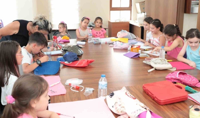 Odunpazarı'nda 'Yaz Atölyeleri' ile çocuklar hem eğleniyor hem de öğreniyor