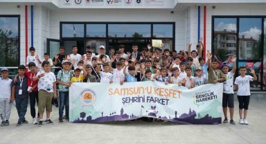 Öğrenciler Samsun'u keşfetti