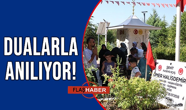 ÖMER HALİSDEMİR’İN KABRİNE ZİYARETÇİ AKINI!