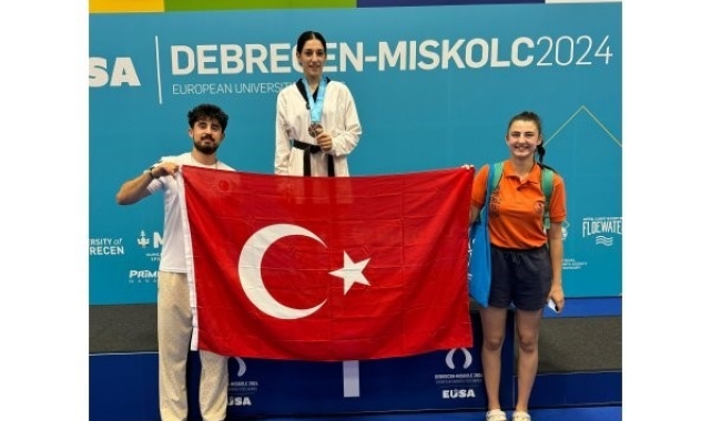 OMÜ Tekvando Takımı, Avrupa Üniversite Oyunları'nda 2 madalya kazandı