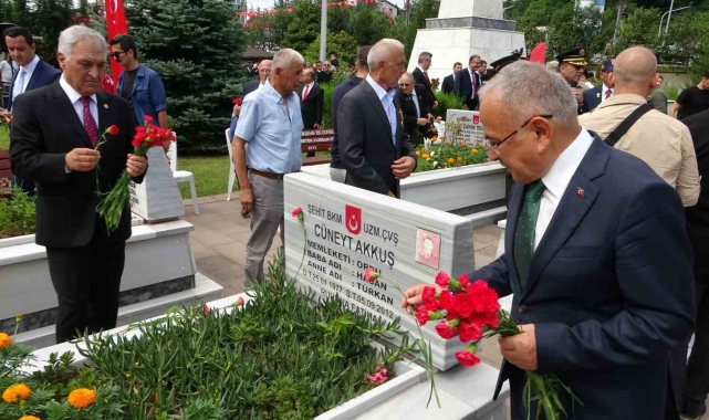 Ordu'da 15 Temmuz'da şehitler anıldı