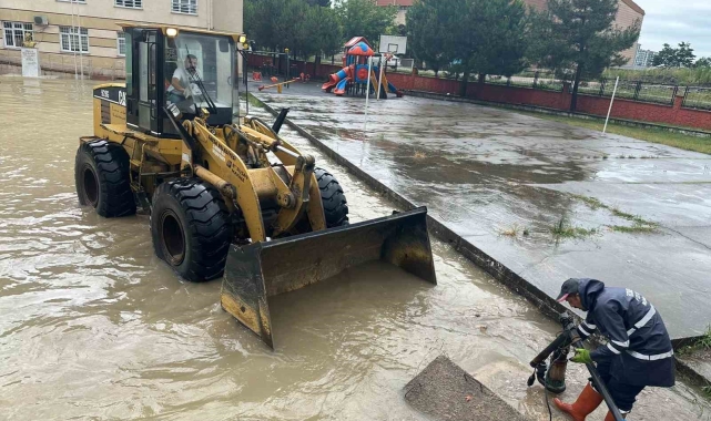 Ordu'da sağanak sonrası sel ve su baskınları