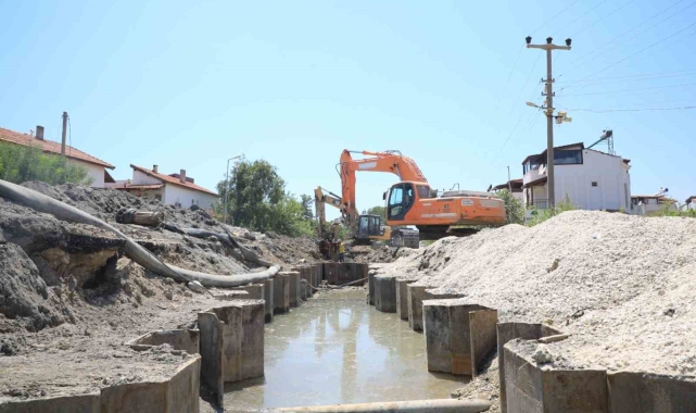 Ören'de Kanalizasyon inşaatının yüzde 63'ü tamamlandı