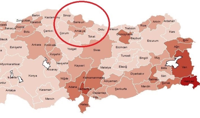 Orta Karadeniz'de en yüksek işsizlik oranı Samsun'da