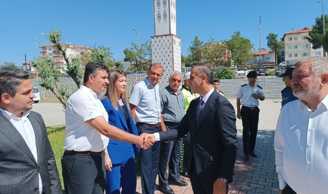 Osmancık'a atanan Kaymakam Duman şehitliği ziyaret etti